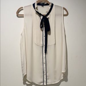 Ann Taylor Tie Blouse